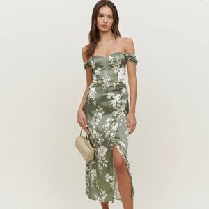 Reformation Genisis Silk Dress